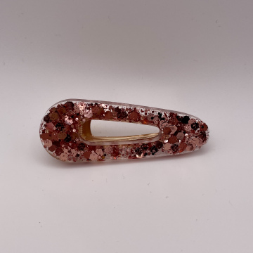 Barrette cheveux crocodile ajourée